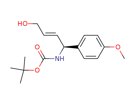 [(E)-(S)-4-Hydroxy-1-(4-methoxy-phenyl)-but-2-enyl]-carbamic acid tert-butyl ester