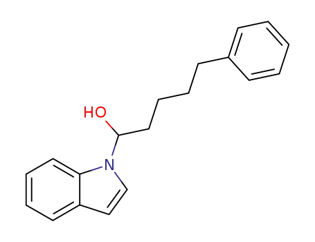 1-Indol-1-yl-5-phenyl-pentan-1-ol