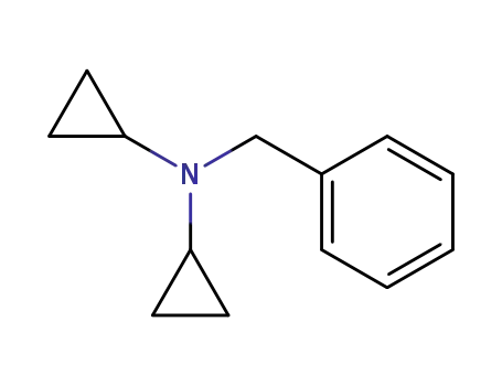 Molecular Structure of 246257-67-0 (Benzenemethanamine, N,N-dicyclopropyl-)