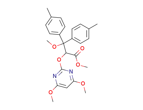 2-(4,6-Dimethoxy-pyrimidin-2-yloxy)-3-methoxy-3,3-di-p-tolyl-propionic acid methyl ester
