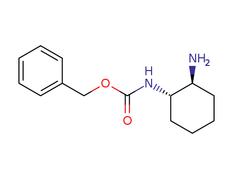 Molecular Structure of 199336-05-5 (TRANS (1S,2S)-1N-CBZ-CYCLOHEXANE-1,2-DIAMINE)
