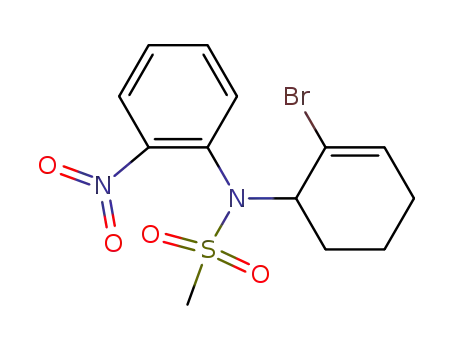 N-(2-Bromocyclohex-2-en-1-yl)-N-(2-nitrophenyl)methanesulfonamide