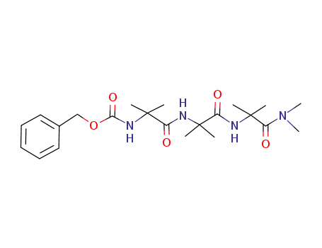 2-<2-<2-(Benzyloxycarboxamido)-2-methylpropionamido>-2-methylpropionamido>-N,N,2-trimethylpropionamid