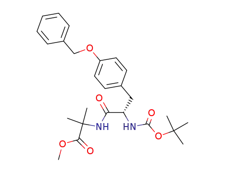 Alanine,
N-[(1,1-dimethylethoxy)carbonyl]-O-(phenylmethyl)-L-tyrosyl-2-methyl-,
methyl ester