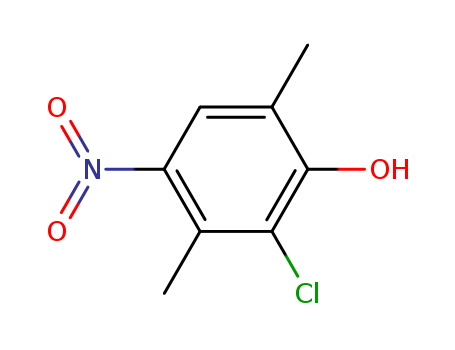 Phenol, 2-chloro-3,6-dimethyl-4-nitro-