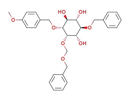 (1S,2S,3R,4S,5S,6R)-3-Benzyloxy-5-benzyloxymethoxy-6-(4-methoxy-benzyloxy)-cyclohexane-1,2,4-triol