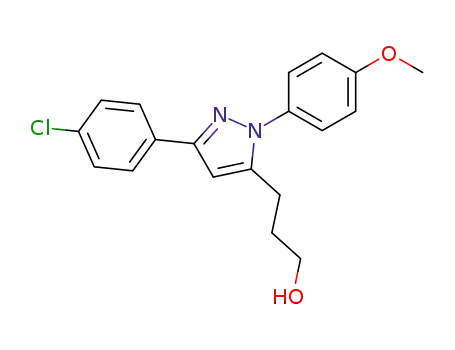 3-(4-chlorophenyl)-5-(3-hydroxypropyl)-1-(4-methoxyphenyl)pyrazole