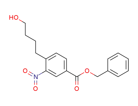 benzyl 3-nitro-4-(4-hydroxybutyl)benzoate