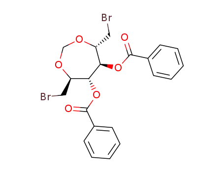 3,4-di-O-benzoyl-1,6-dibromo-1,6-dideoxy-2,5-O-methylene-D-mannitol