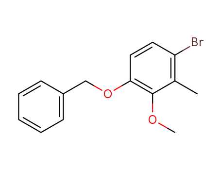 1-Benzyloxy-4-bromo-2-methoxy-3-methyl-benzene
