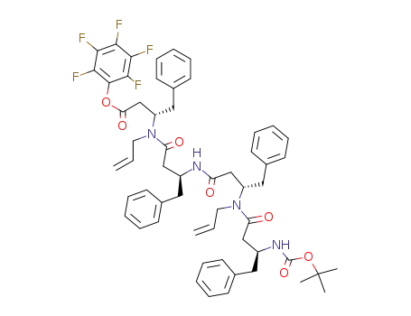 Boc-β<sup>3</sup>-hPhe-N-allyl-β<sup>3</sup>-hPhe-β<sup>3</sup>-hPhe-N-allyl-β<sup>3</sup>-hPhe-OC6F5