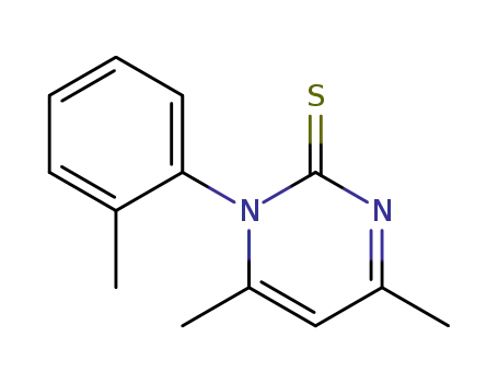 2(1H)-Pyrimidinethione, 4,6-dimethyl-1-(2-methylphenyl)-