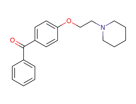 4-(2-Piperidylethoxy)benzophenone