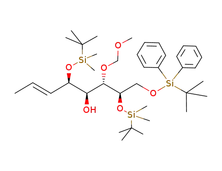 (E)-(2R,3S,4R,5R)-2,5-Bis-(tert-butyl-dimethyl-silanyloxy)-1-(tert-butyl-diphenyl-silanyloxy)-3-methoxymethoxy-oct-6-en-4-ol
