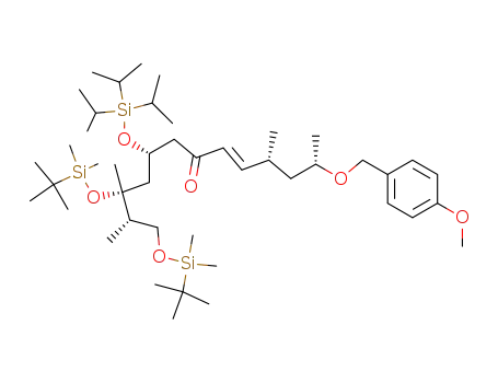 (E)-(2S,4R,9S,11R,12S)-11,13-Bis-(tert-butyl-dimethyl-silanyloxy)-2-(4-methoxy-benzyloxy)-4,11,12-trimethyl-9-triisopropylsilanyloxy-tridec-5-en-7-one