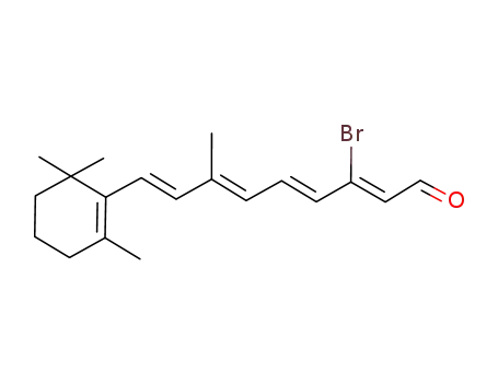 2,4,6,8-Nonatetraenal,
3-bromo-7-methyl-9-(2,6,6-trimethyl-1-cyclohexen-1-yl)-, (Z,E,E,E)-