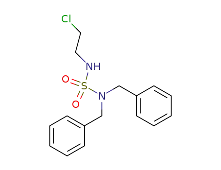Molecular Structure of 182925-70-8 (Sulfamide, N'-(2-chloroethyl)-N,N-bis(phenylmethyl)-)