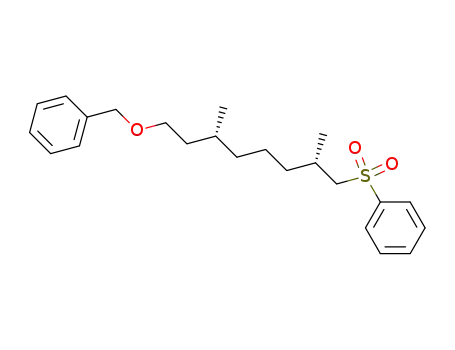 Benzene, [[(2S,6R)-2,6-dimethyl-8-(phenylmethoxy)octyl]sulfonyl]-