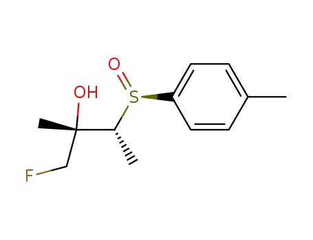 (2S,3R)-1-Fluoro-2-methyl-3-((R)-toluene-4-sulfinyl)-butan-2-ol