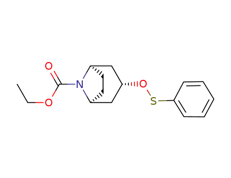 8-Azabicyclo[3.2.1]octane-8-carboxylic acid, 3-[(phenylthio)oxy]-, ethyl
ester, (3-endo)-