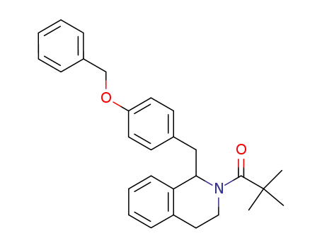 1-(4-benzyloxybenzyl)-2-pivaloyl-1,2,3,4-tetrahydroisoquinoline