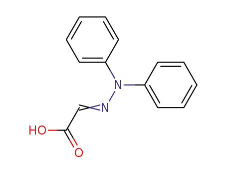 Molecular Structure of 728-15-4 (Acetic acid, (diphenylhydrazono)-)