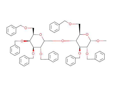 methyl 2,3,6-tri-O-benzyl-4-O-(2,3,4,6-tetra-O-benzyl-D-galactopyranosyl)-α-D-glucopyranoside
