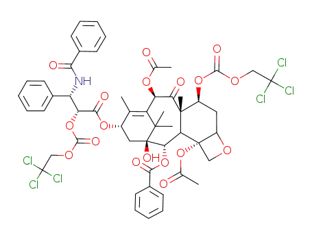 [(1S,2S,3R,4S,7R,9S,10S,12R,15S)-4,12-Diacetyloxy-15-[(2R,3S)-3-benzamido-3-phenyl-2-(2,2,2-trichloroethoxycarbonyloxy)propanoyl]oxy-1-hydroxy-10,14,17,17-tetramethyl-11-oxo-9-(2,2,2-trichloroethoxycarbonyloxy)-6-oxatetracyclo[11.3.1.03,10.04,7]heptadec-13-en-2-yl] benzoate