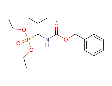 Carbamic acid, [1-(diethoxyphosphinyl)-2-methylpropyl]-, phenylmethyl
ester