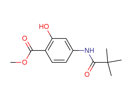 methyl 4-[(2,2-dimethylpropanoyl)amino]-2-hydroxybenzoate