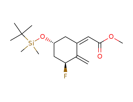 (Z,3S,5R)-[5-((tert-butyldimethylsilanyl)oxy)-3-fluoro-2-methylenecyclohexylidene]acetic acid methyl ester