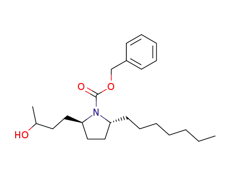 (2R,5S)-2-Heptyl-5-(3-hydroxy-butyl)-pyrrolidine-1-carboxylic acid benzyl ester