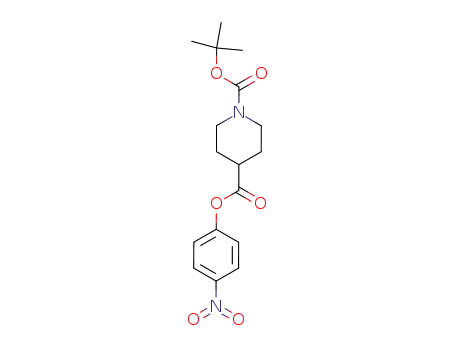 p-nitrophenyl 1-(tert-butoxycarbonyl)-4-piperidinecarboxylate