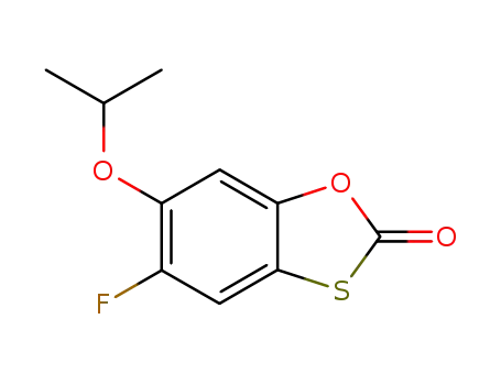 5Fluoro-6-isopropoxy-1,3-benzoxathiol-2-one