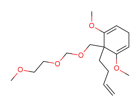 6-But-3-enyl-1,5-dimethoxy-6-(2-methoxy-ethoxymethoxymethyl)-cyclohexa-1,4-diene