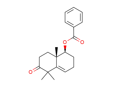 (+)-(4aS,5S)-5-benzoyloxy-3,4,4a,5,6,7-hexahydro-1,1,4a-trimethylnaphthalen-2(1H)-one