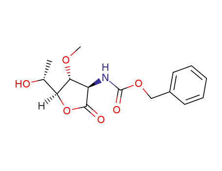 (3R,4R,5S,1'R)-3-[N-(benzyloxycarbonyl)amino]-5-(1-hydroxyethyl)-4-methoxytetrahydrofuran-2-one