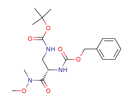 (S)-2-benzyloxycarbonylamino-3-tert-butoxycarbonylamino-N-methoxy-N-methylpropanamide
