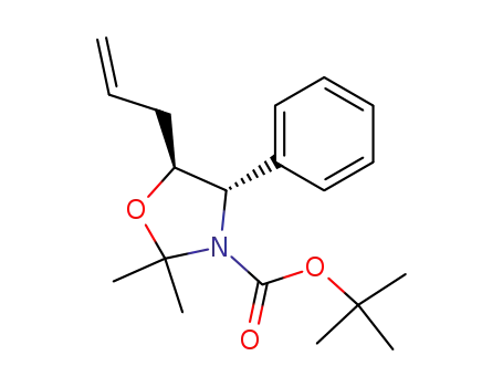 (4S,5S)-3-(tert-butoxycarbonyl)-2,2-dimethyl-4-phenyl-5-(2'-propenyl)-1,3-oxazolidine