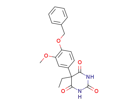 5-(4-benzyloxy-3-methoxyphenyl)-5-ethylbarbituric acid