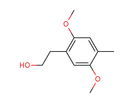 Molecular Structure of 38439-76-8 (2,5-Dimethoxy-4-methylphenethylalcohol)