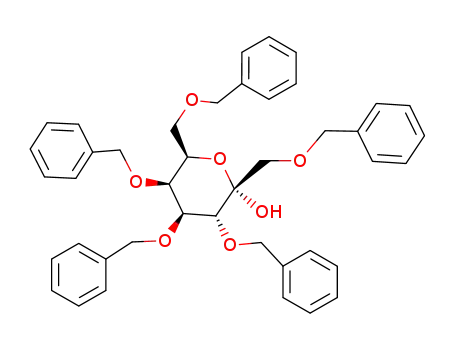 1,3,4,5,7-penta-O-benzyl-α-D-galacto-heptulopyranose