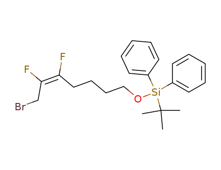 ((Z)-7-Bromo-5,6-difluoro-hept-5-enyloxy)-tert-butyl-diphenyl-silane