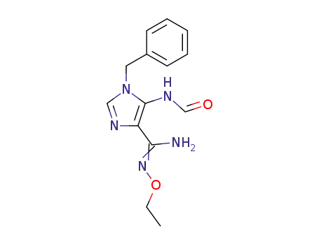 1-Benzyl-N'-ethoxy-5-formamido-1H-imidazole-4-carboxamidine