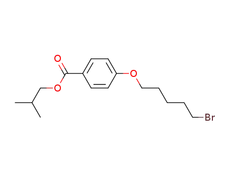 Molecular Structure of 147539-06-8 (4-(5-bromopentoxy)isobutylbenzoate)