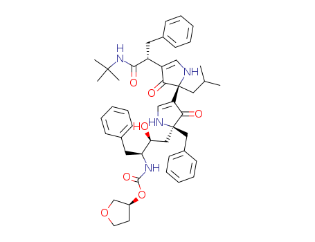 (3S)-OXOLAN-3-YL] N-[(2S,3S)-4-[(2S)-2-BENZYL-4-[(2S)-2-(2-METHYLPROP YL)-3-OXO-4-[(1R)-2-PHENYL-1-(TERT-BUTYLCARBAMOYL)ETHYL]-1H-PYRROL-2-Y L]-3-OXO-1H-PYRROL-2-YL]-3-HYDROXY-1-PHENYL-BUTAN-2-YL]CARB