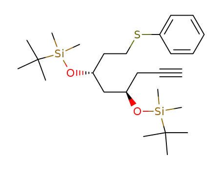 [(3S,5R)-3,5-Bis-(tert-butyl-dimethyl-silanyloxy)-oct-7-ynylsulfanyl]-benzene