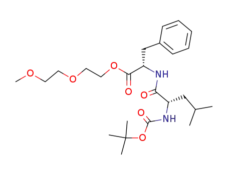 (S)-2-((S)-2-tert-Butoxycarbonylamino-4-methyl-pentanoylamino)-3-phenyl-propionic acid 2-(2-methoxy-ethoxy)-ethyl ester
