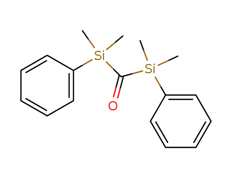 Molecular Structure of 130255-43-5 (bis(dimethyl(phenyl)silyl)methanone)