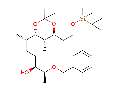 (2S,3S,6S)-2-Benzyloxy-6-{(4S,5S,6S)-6-[2-(tert-butyl-dimethyl-silanyloxy)-ethyl]-2,2,5-trimethyl-[1,3]dioxan-4-yl}-heptan-3-ol